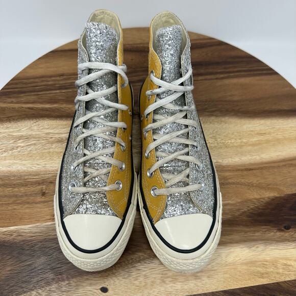 Converse x Chiara Ferragni Paillette Big Eyes Black Chuck Taylor Hi All Star 7 - Picture 2 of 9